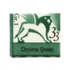 Akwarele w półkostkach - Renesans - 33, chrome green, 1,5 ml