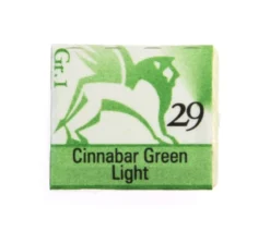 Akwarele w półkostkach - Renesans - 29, cinnabar green light, 1,5 ml