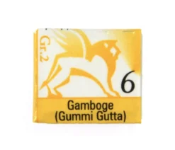Akwarele w półkostkach - Renesans - 6, gamboge (gummi gutta), 1,5 ml