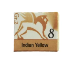 Akwarele w półkostkach - Renesans - 8, indian yellow, 1,5 ml