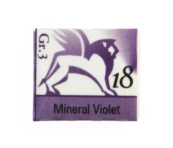 Akwarele w półkostkach - Renesans - 18, mineral violet, 1,5 ml