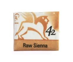 Akwarele w półkostkach - Renesans - 42, raw sienna, 1,5 ml