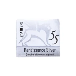 Akwarele w półkostkach - Renesans - 55, Silver, 1,5 ml