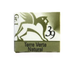 Akwarele w półkostkach - Renesans - 39, terre verte natural, 1,5 ml