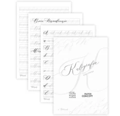 Arkusz do ćwiczeń z kaligrafii nowoczesnej - PaperConcept - Świąteczne wyrażenia