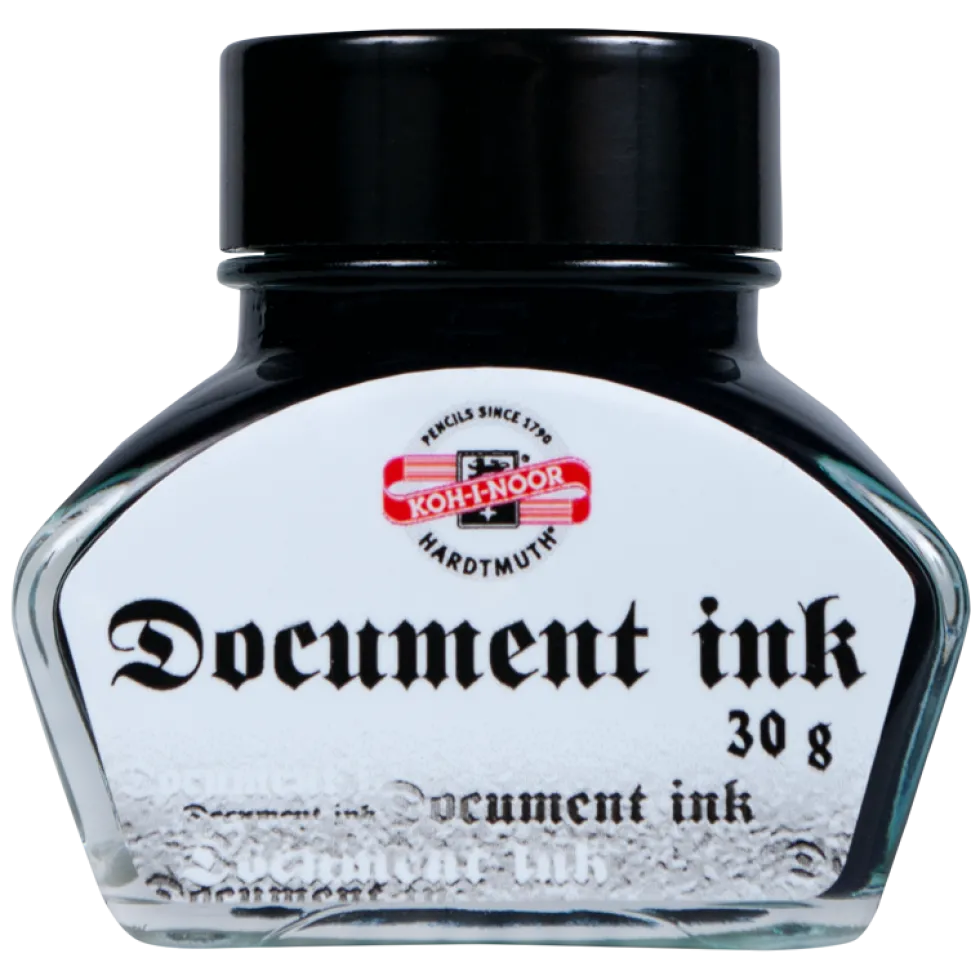 Atrament do piór wiecznych - Koh-I-Noor - czarny, 30 g