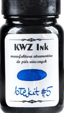 Atrament do piór wiecznych - KWZ Ink - błękit nr 5, 60 ml