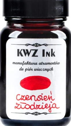 Atrament do piór wiecznych - KWZ Ink - czerwień złodzieja, 60 ml