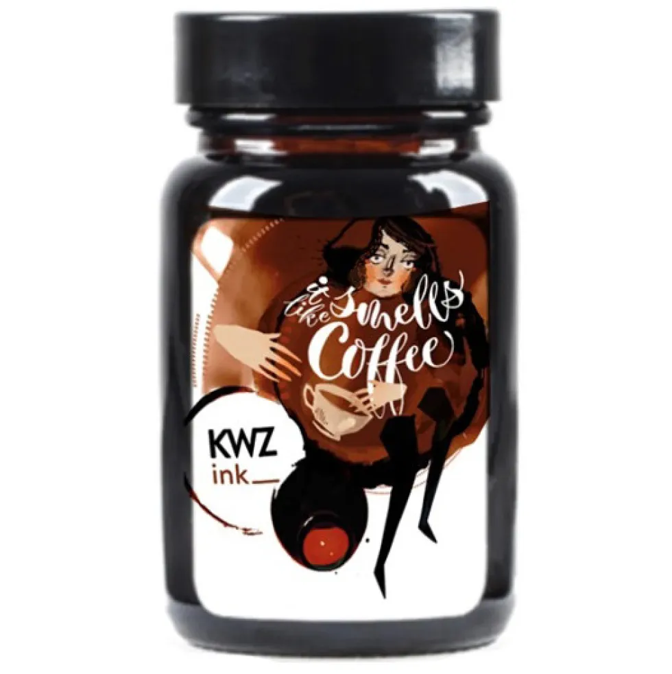 Atrament do piór wiecznych - KWZ Ink - It Smells Like Coffee, 60 ml