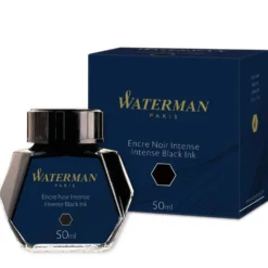 Atrament do piór wiecznych - Waterman - Intense Black, 50 ml