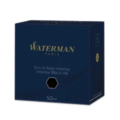 Atrament do piór wiecznych - Waterman - Intense Black, 50 ml