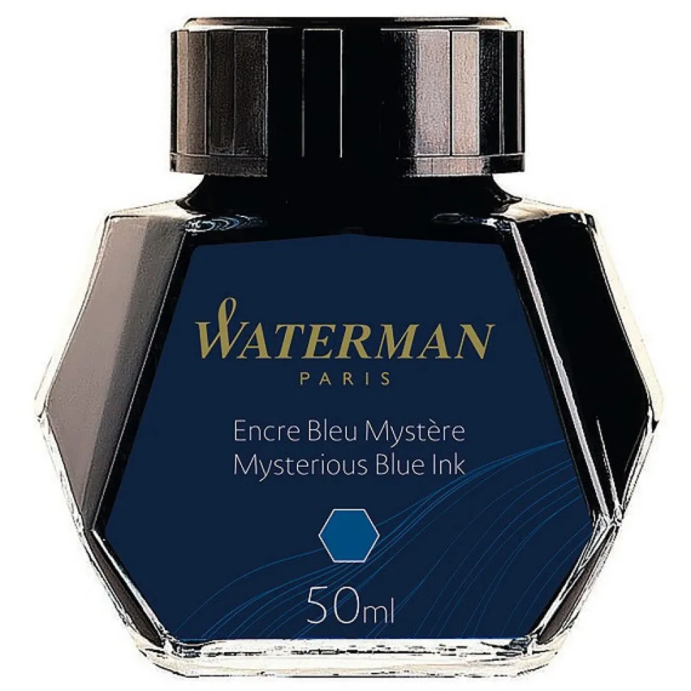 Atrament do piór wiecznych - Waterman - Mysterious Blue, 50 ml