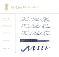 Atrament - Ferris Wheel Press - Crystal Blue Legacy, 38 ml