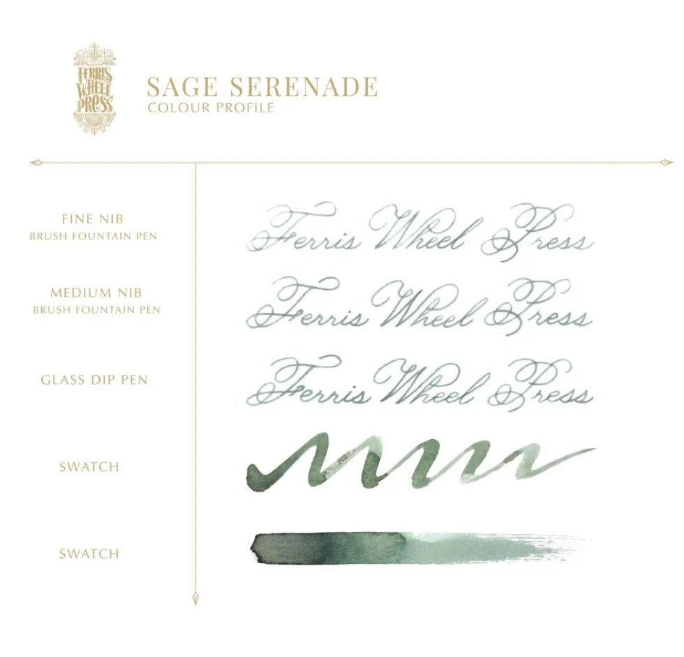 Atrament - Ferris Wheel Press - Sage Serenade 38 ml