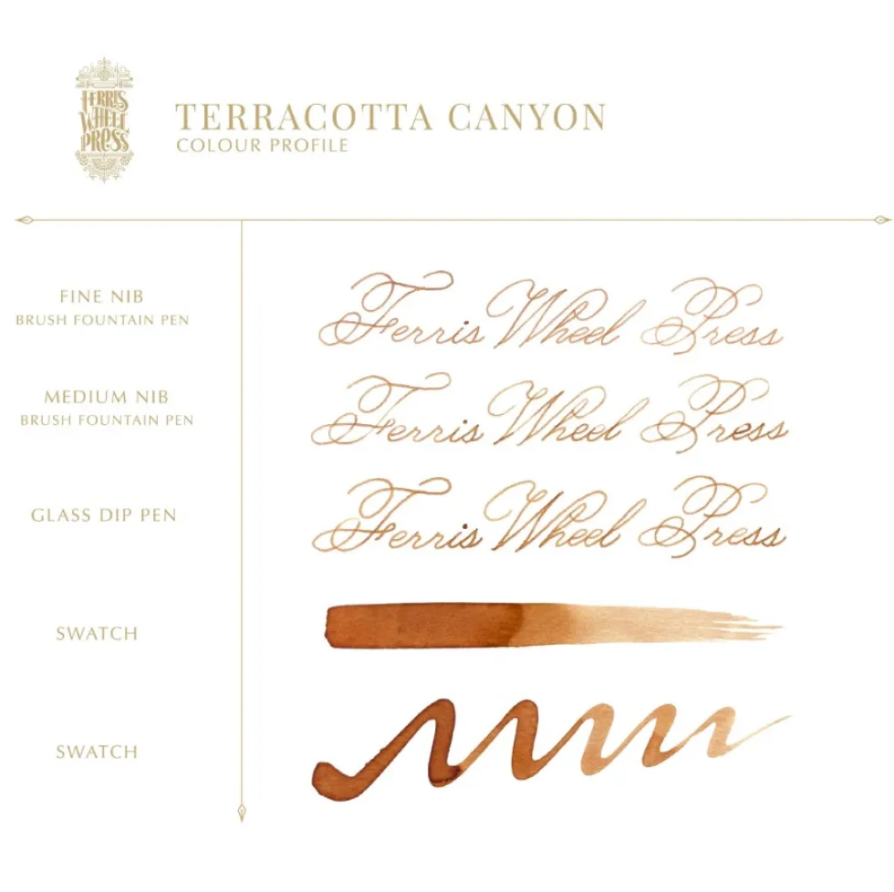 Atrament - Ferris Wheel Press - Terracotta Canyon, 38 ml