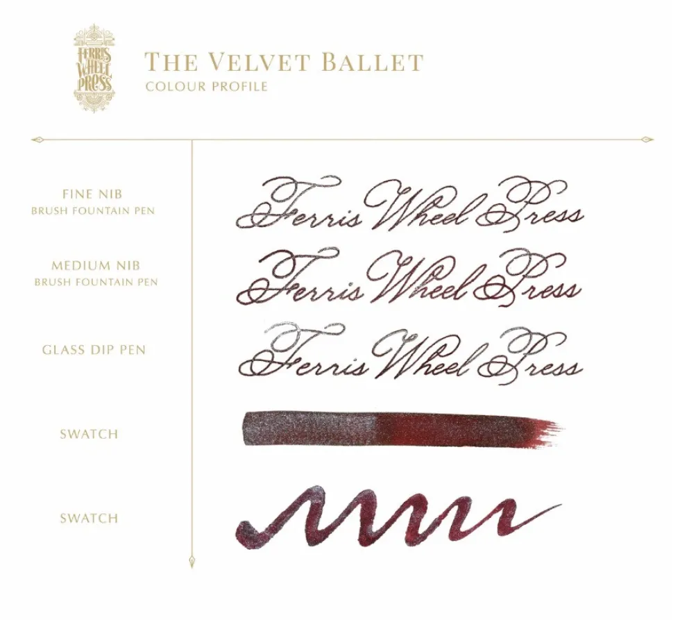 Atrament - Ferris Wheel Press - Velvet Ballet, 38 ml