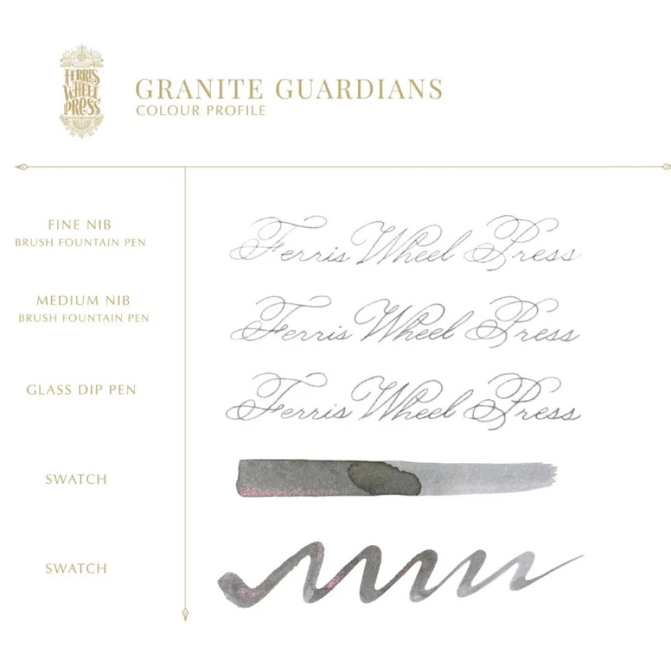 Atrament FerriTales Bestiary Series - Ferris Wheel Press - Granite Guardians, 85 ml