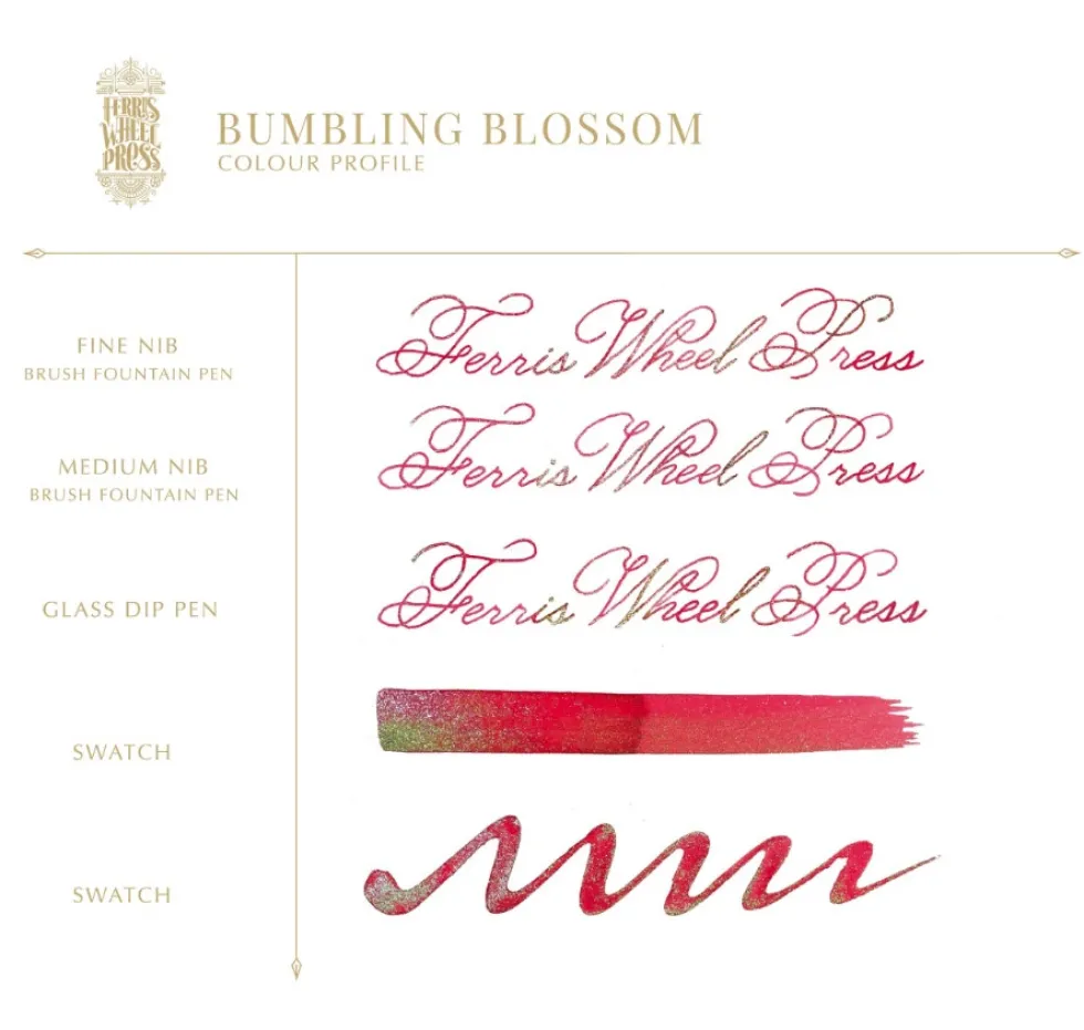 Atrament FerriTales - Ferris Wheel Press - Bumbling Blossom, 20 ml