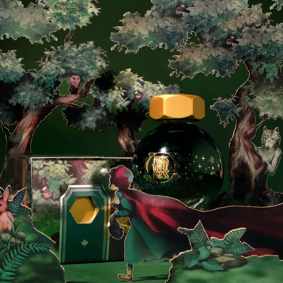 Atrament FerriTales - Ferris Wheel Press - Cloak and Forest, 20 ml