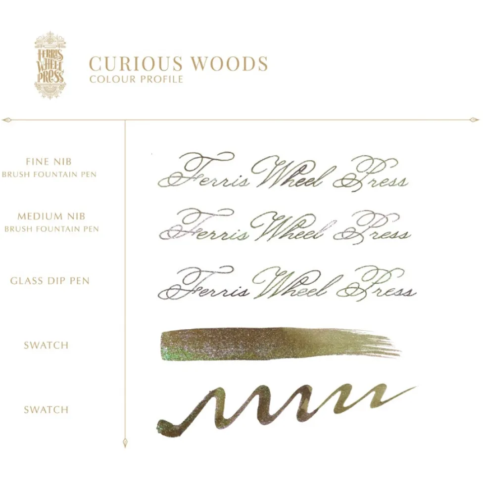 Atrament FerriTales - Ferris Wheel Press - Curious Woods, 85 ml