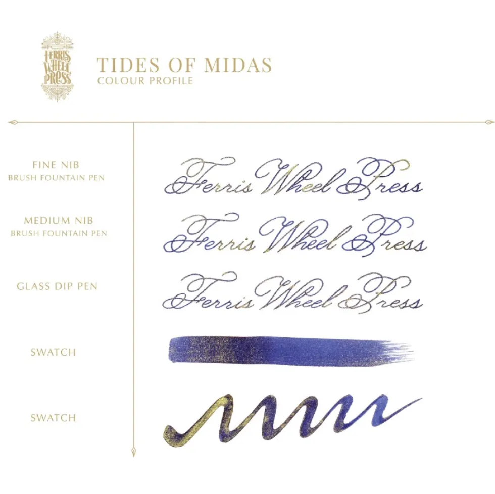 Atrament FerriTales - Ferris Wheel Press - Tides of Midas, 20 ml
