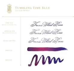Atrament FerriTales - Ferris Wheel Press - Tumbling Time Blue, 20 ml