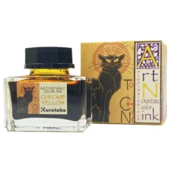 Atrament Ink-Cafe Art Noveau - Kuretake - Chrome Yellow, 21 ml
