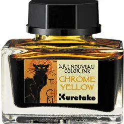 Atrament Ink-Cafe Art Noveau - Kuretake - Chrome Yellow, 21 ml