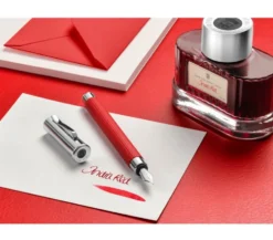 Atrament permanentny - Graf Von Faber-Castell - India Red, 75 ml