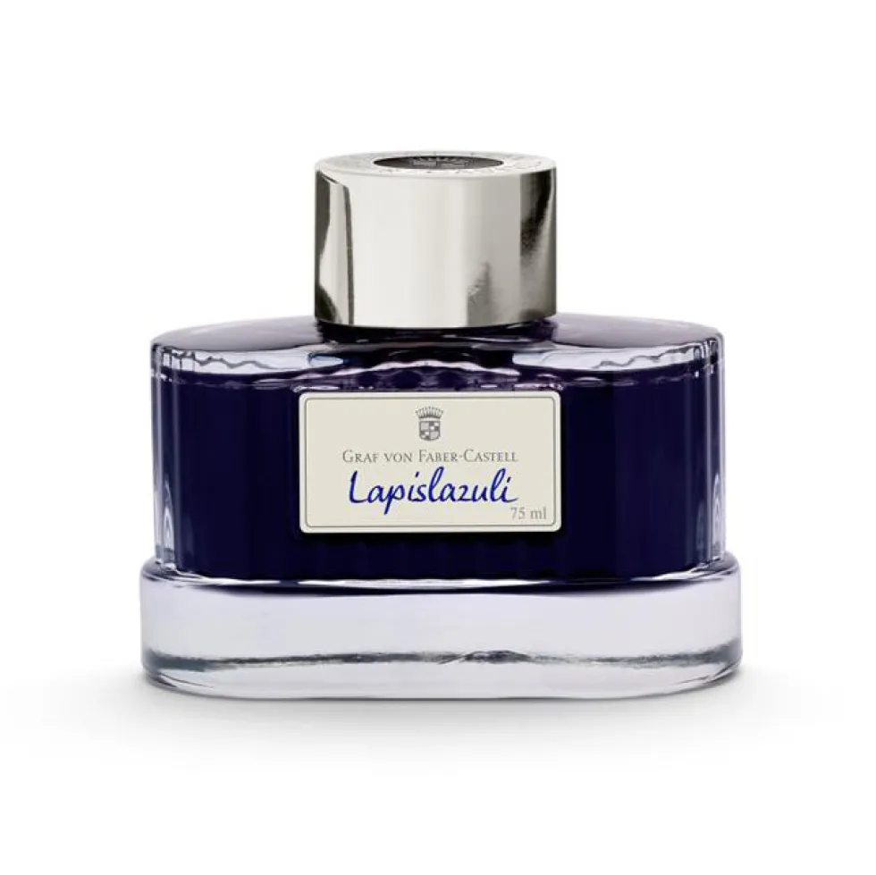 Atrament permanentny - Graf Von Faber-Castell - Lapis Lazuli, 75 ml