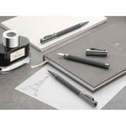 Atrament permanentny - Graf Von Faber-Castell - Stone Grey, 75 ml