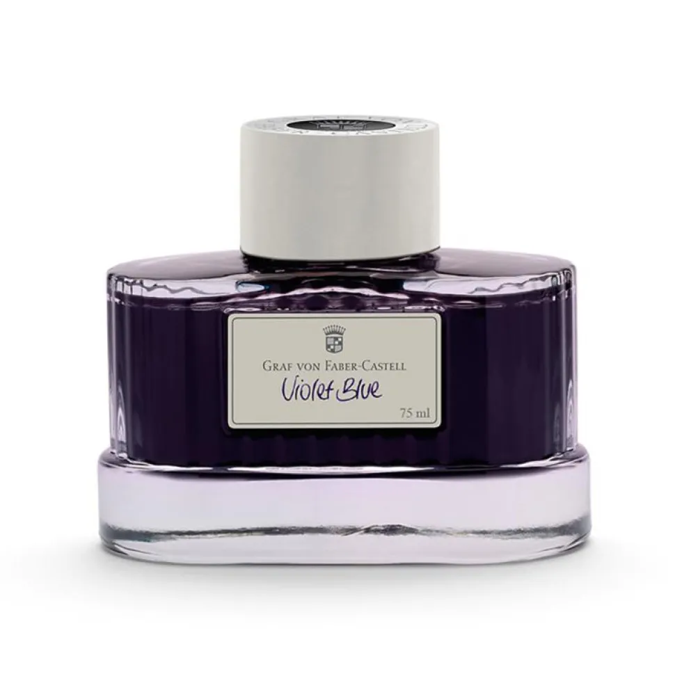 Atrament permanentny - Graf Von Faber-Castell - Violet Blue, 75 ml