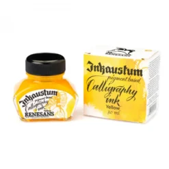 Atrament pigmentowy Inkaustum - Renesans - żółty 30 ml