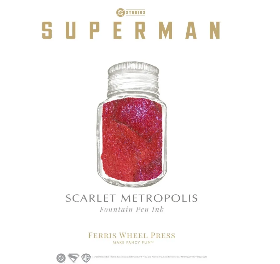 Atrament Superman - Ferris Wheel Press - Scarlet Metropolis 28 ml