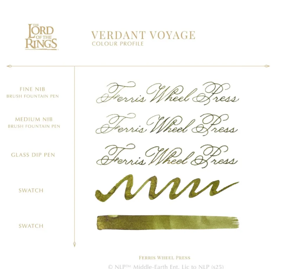 Atrament The Lord of the Rings - Ferris Wheel Press - Verdant Voyage 28 ml