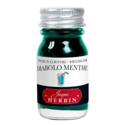 Atrament w butelce - J.Herbin - Diabolo Menthe, 10 ml