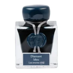 Atrament 1670 w butelce - J.Herbin - Diamant Bleu 50 ml