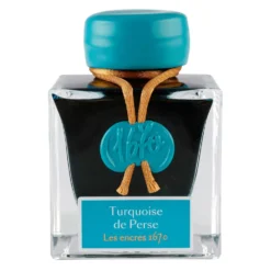 Atrament 1670 w butelce - J.Herbin - Turquoise, 50 ml