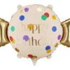 Balon foliowy Cukierek Happy Birthday - 61 x 37 cm
