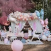 Balon foliowy Jednorożec - beżowy, 113 x 83 cm