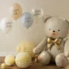 Balon foliowy Miś - beżowy 75 x 84 cm
