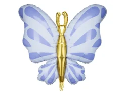 Balon foliowy Motyl - błękitny, 69 cm