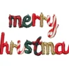 Balon foliowy napis Merry Christmas - 143 x 25 cm