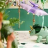 Balon foliowy, Pterodaktyl - fioletowy, 120 x 62 cm