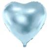 Balon foliowy Serce - jasnoniebieski, 35 cm
