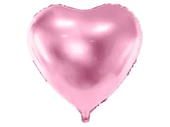 Balon foliowy Serce - jasnoróżowy, 35 cm
