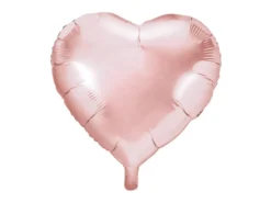 Balon foliowy Serce - różowe złoto, 35 cm