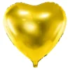 Balon foliowy Serce - złoty, 35 cm