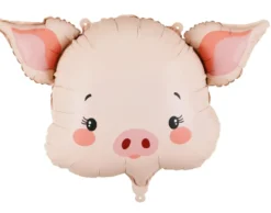 Balon foliowy Świnka - 61 x 36 cm