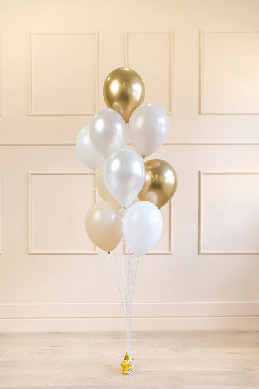 Balony lateksowe - białe, 10 szt.